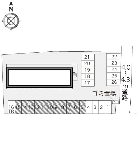 松本市里山辺 月極駐車場